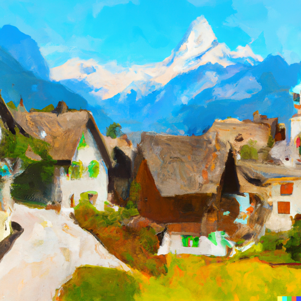 A village in Switzerland
