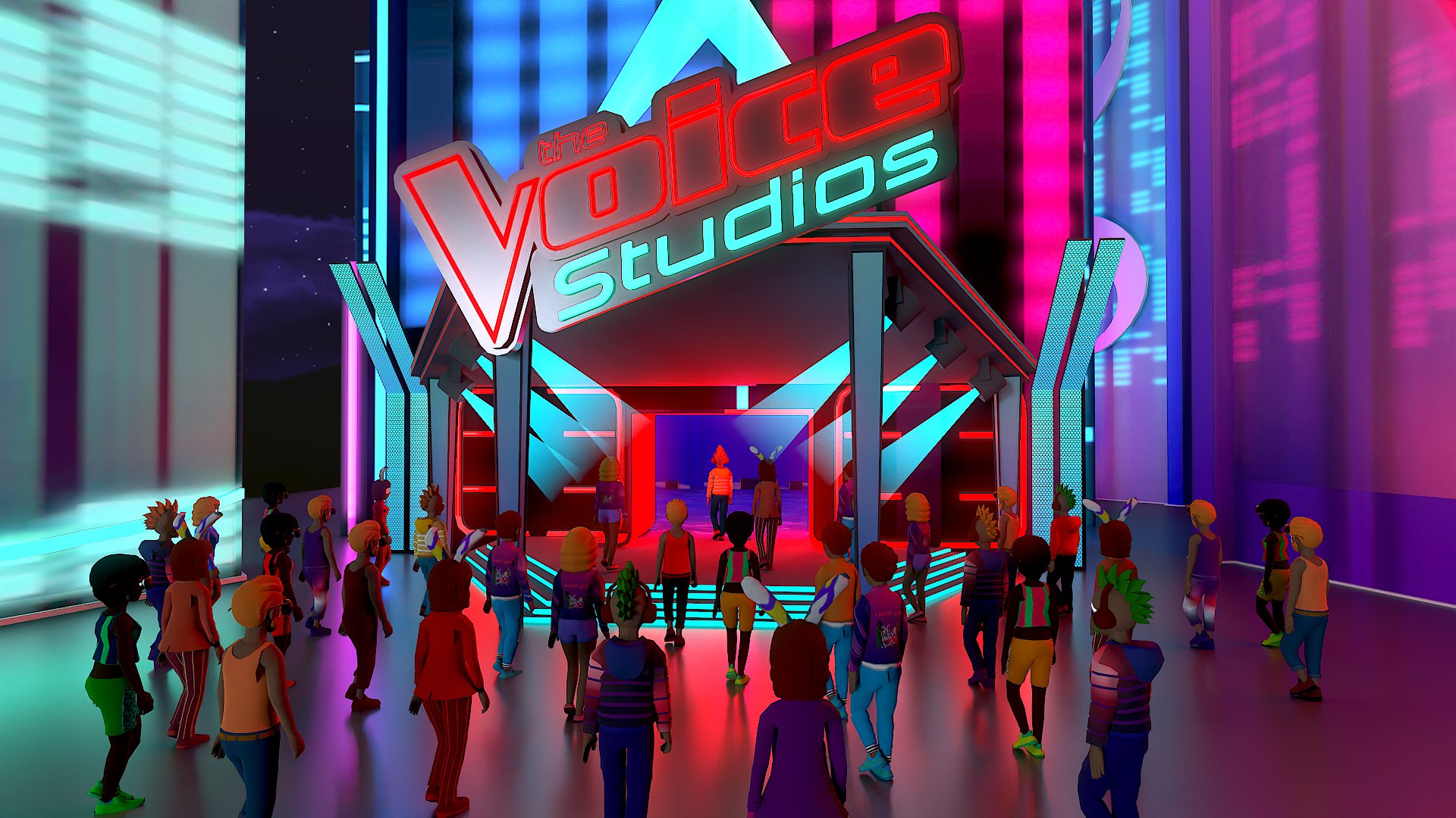 The Voice's new residence in the metaverse will allow fans meet up with celebrities, enjoy games and win prizes